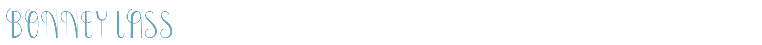 sample Bonney Lass font